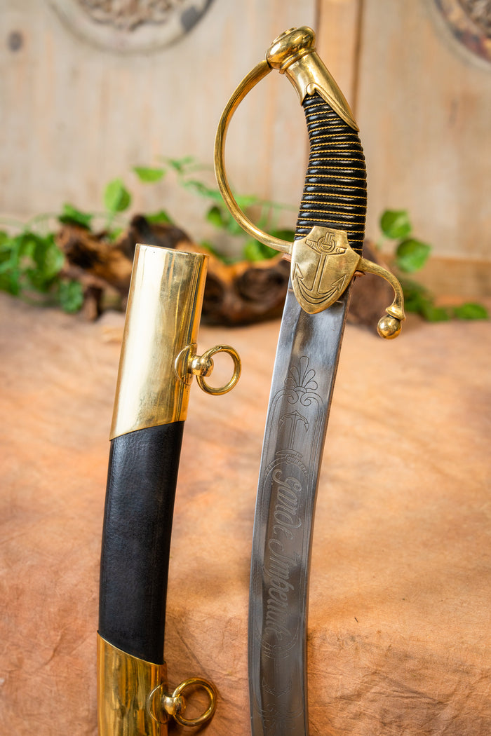 Napoleonic navy sabre, semi-sharp