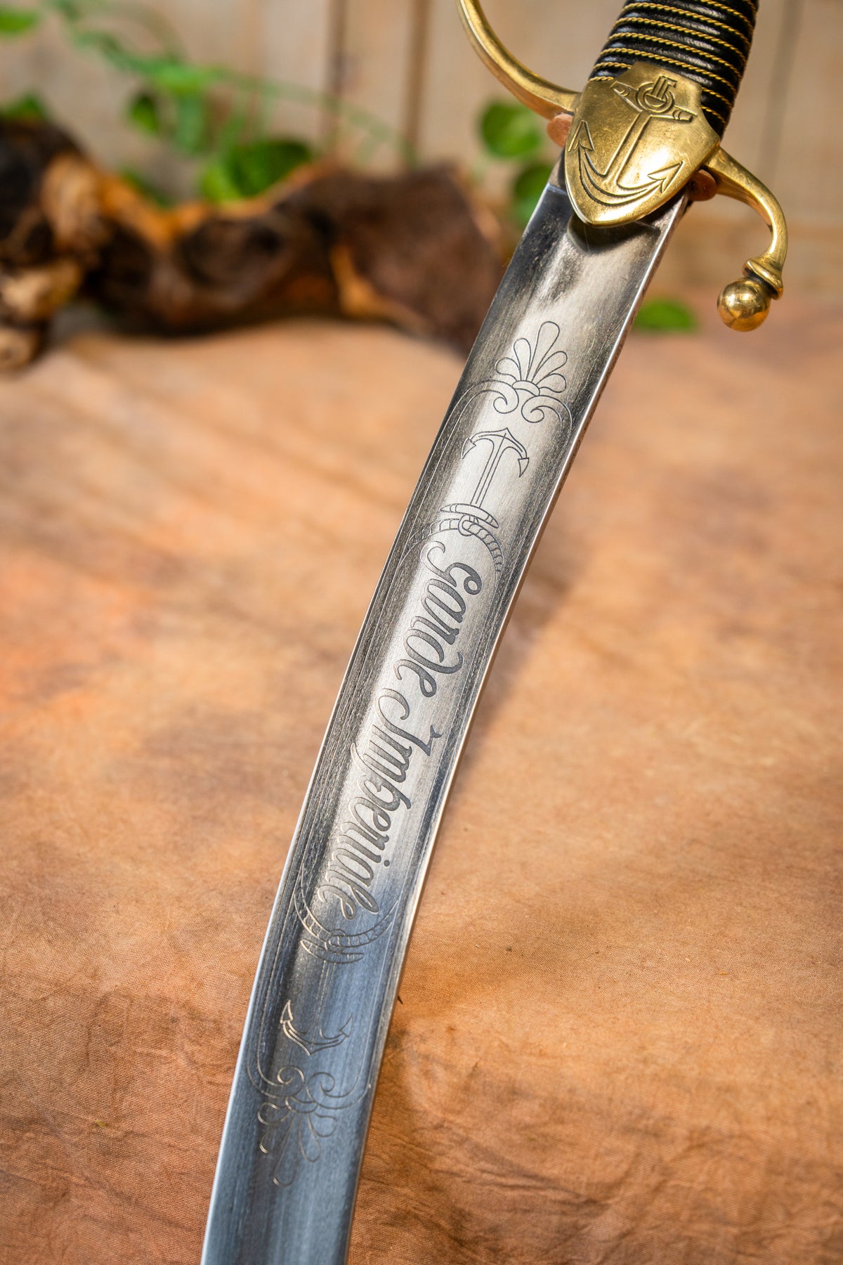 Szabla marynarki British Empire, półostra