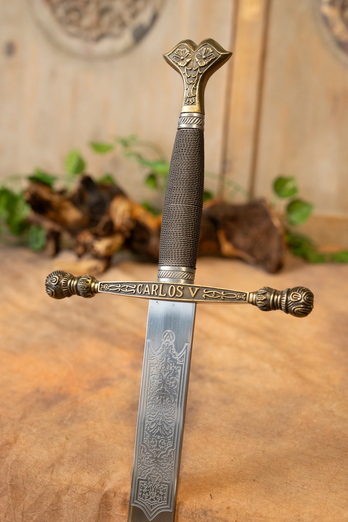 Miecz Karola V, półostry