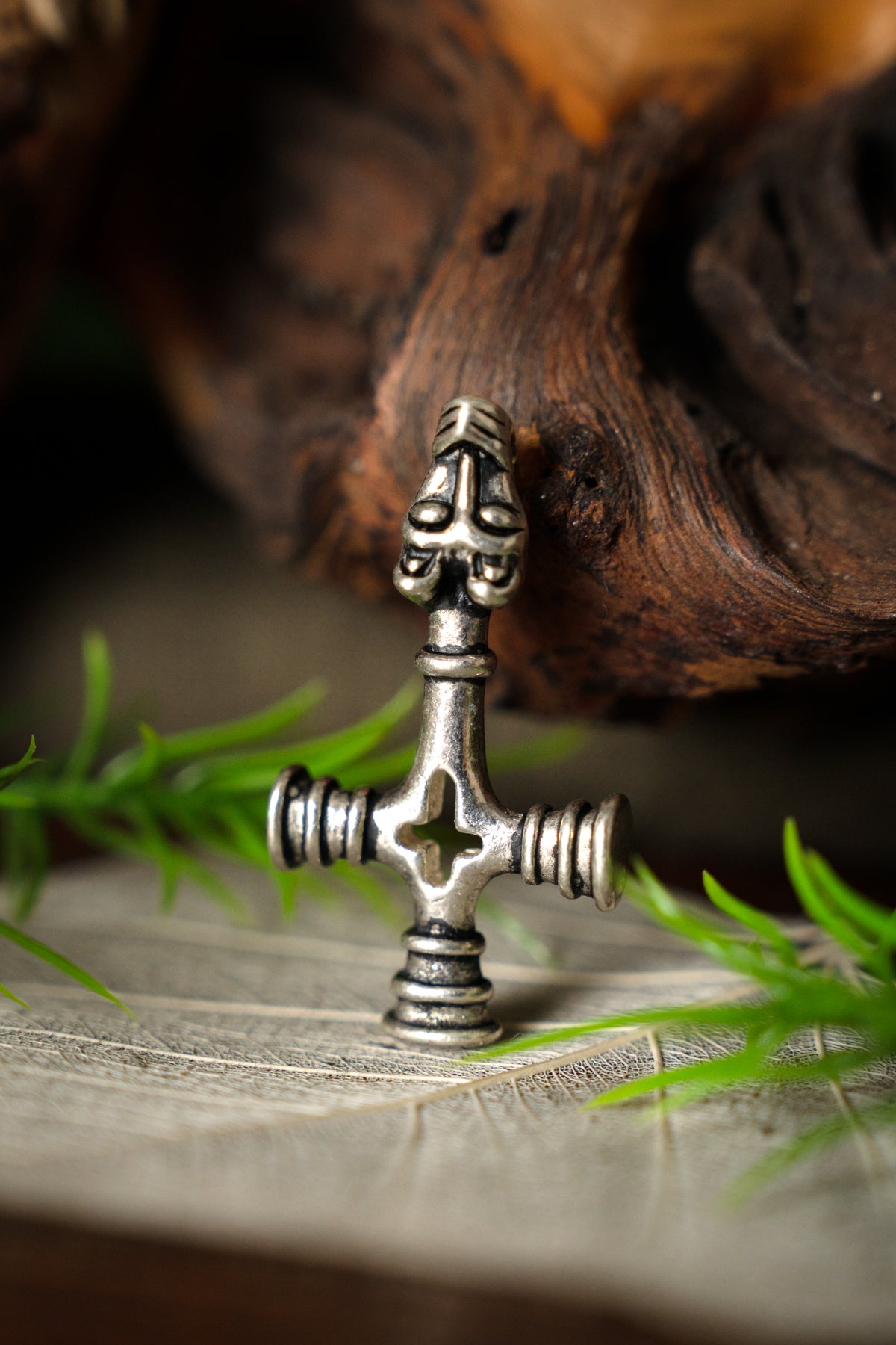 IJsland Thorshamer uit Fossi, verzilverd brons