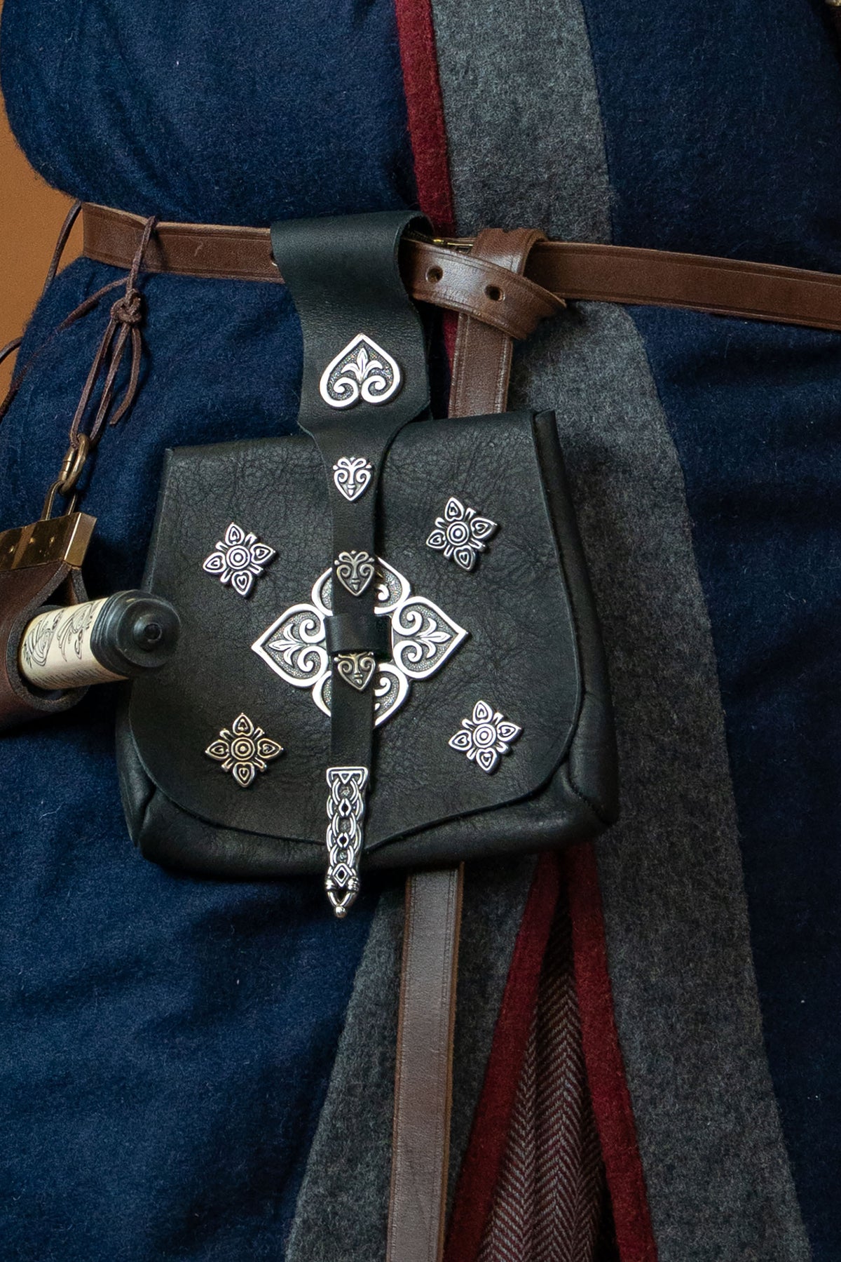 Viking bag Birka deluxe, black