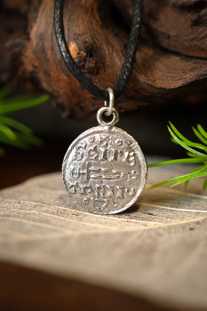 Viking coin amulet Jorvik, tin