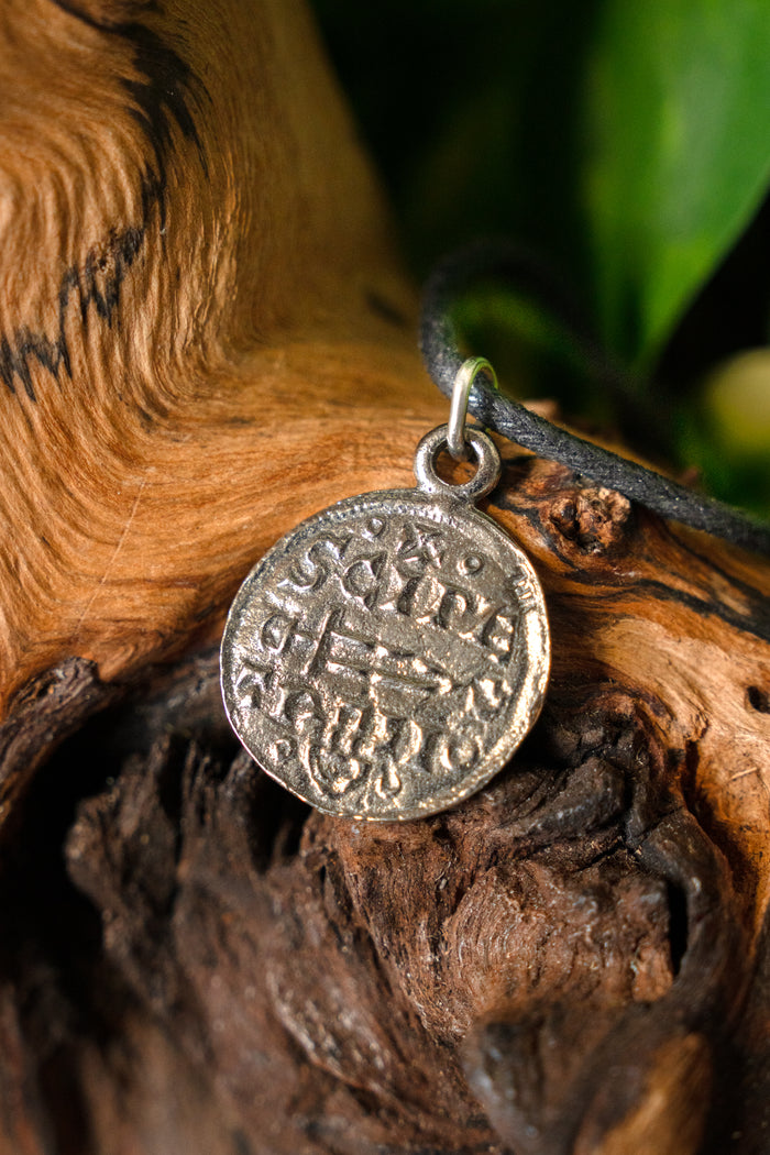 Viking coin amulet Jorvik, tin
