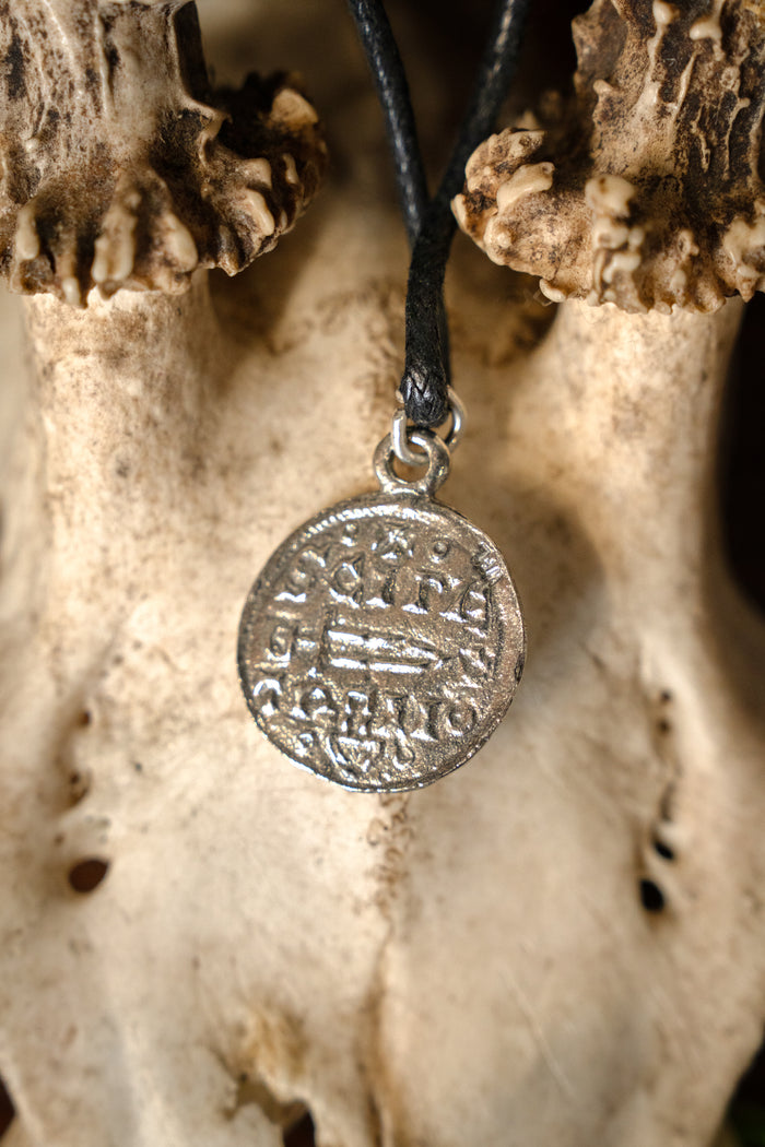 Viking coin amulet Jorvik, tin