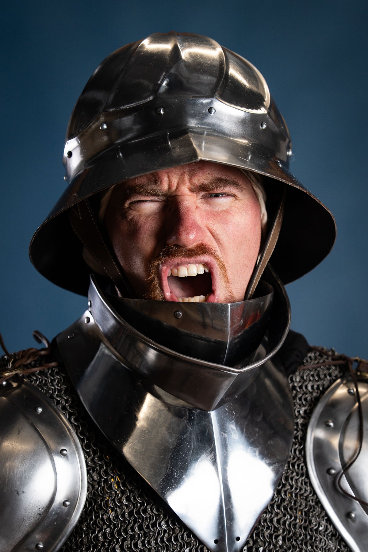 Chapel de fer bourguignonne du 15ème siècle, 1,6 mm