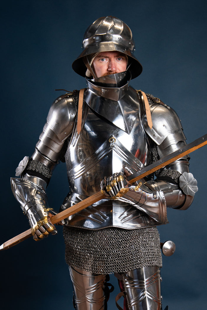 15e eeuwse Gotisch borstkuras, 1.6 mm