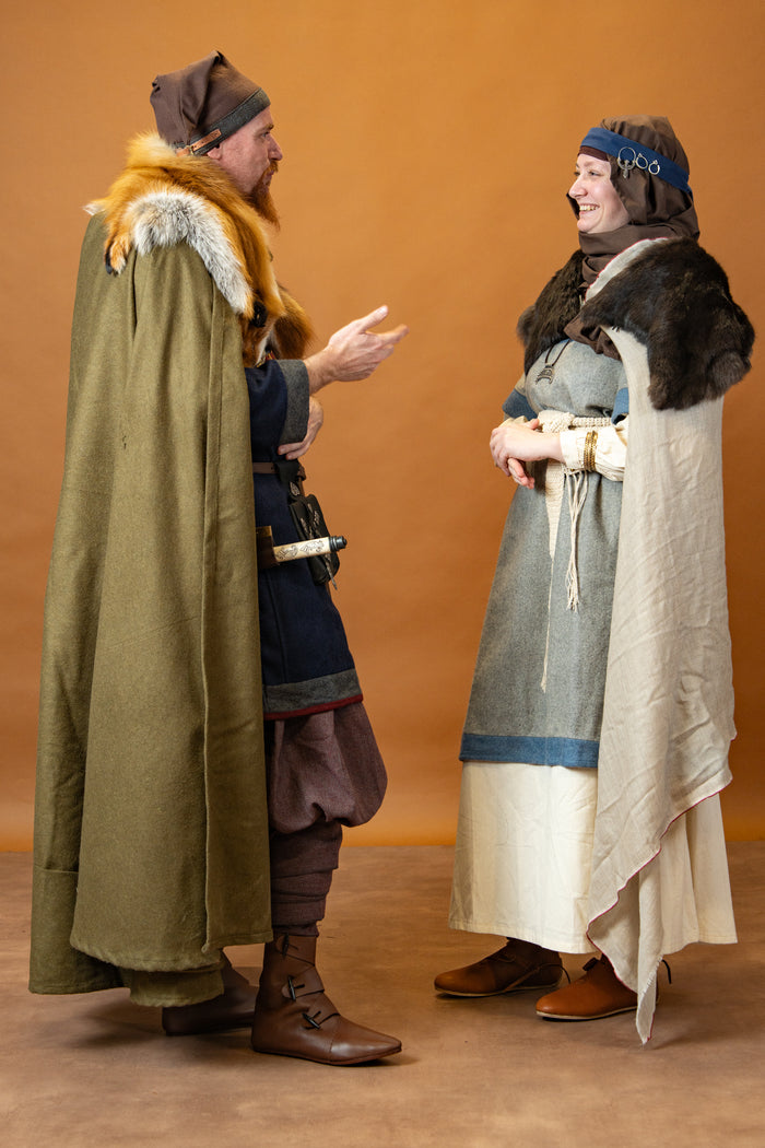 Cloak Hibernus, autumn green, wool mix