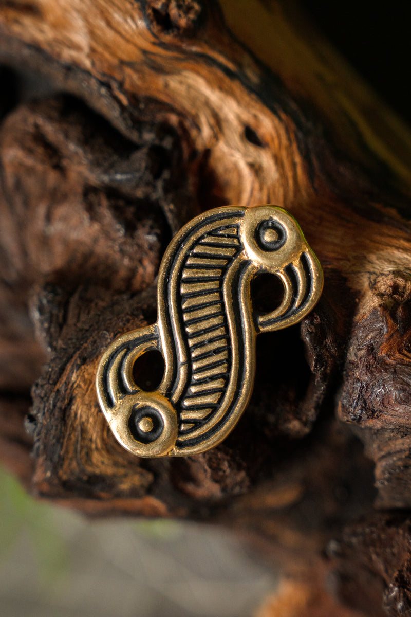 Frankish eagle fibula, bronze