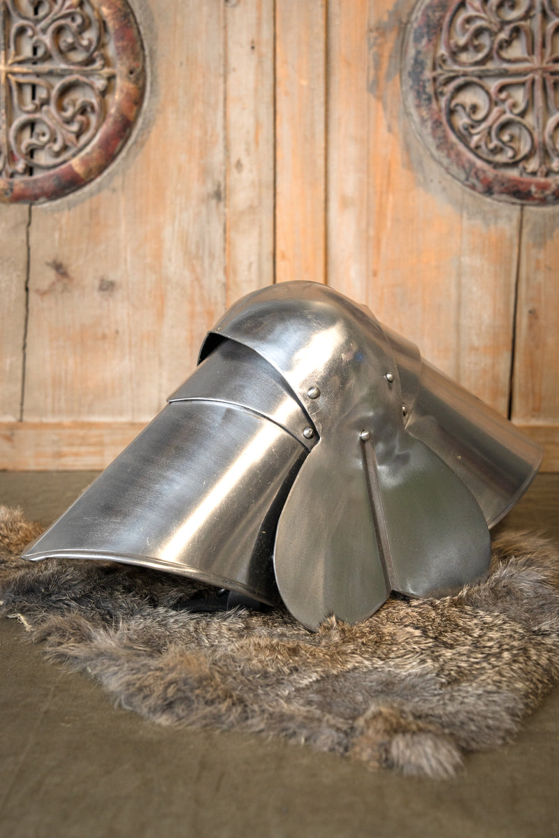 Poleyns del XV secolo, protezioni per le ginocchia con rondelle, 1,6 mm