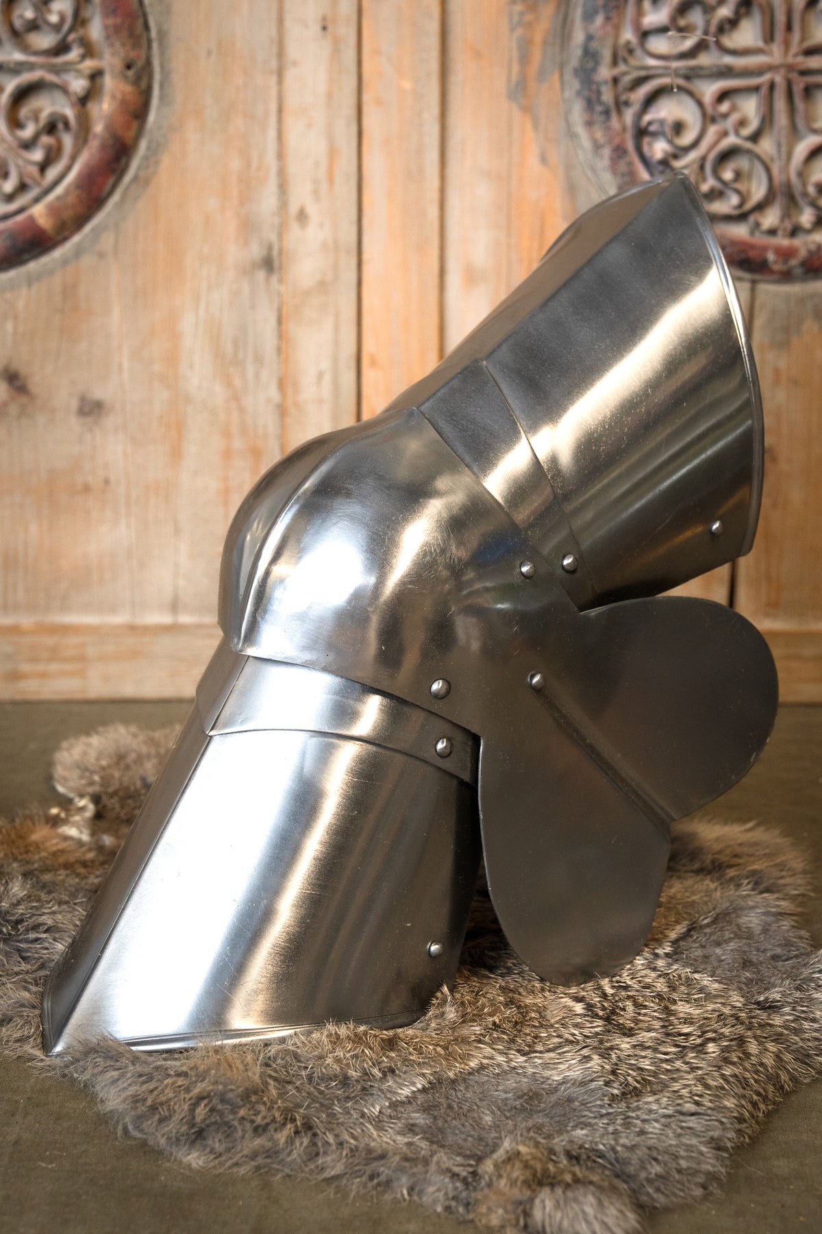 15e eeuwse poleyns, beenstukken met rondels, 1.6 mm