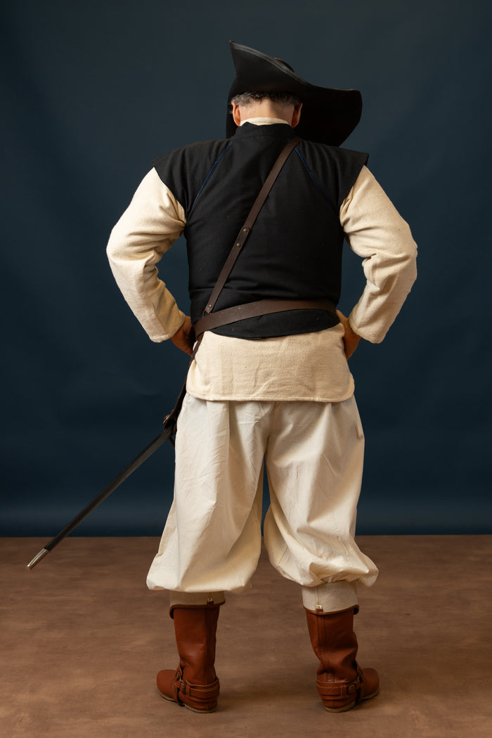 16th century doublet black