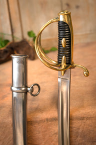 Napoleona šabļa (Sabre Cavalerie Legere AN XI'), daļēji asas
