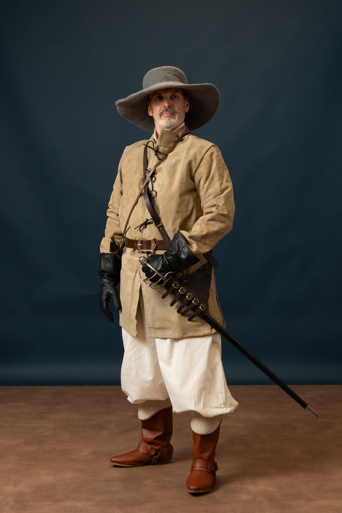 Pirate belt Nassau, brown, 148 cm