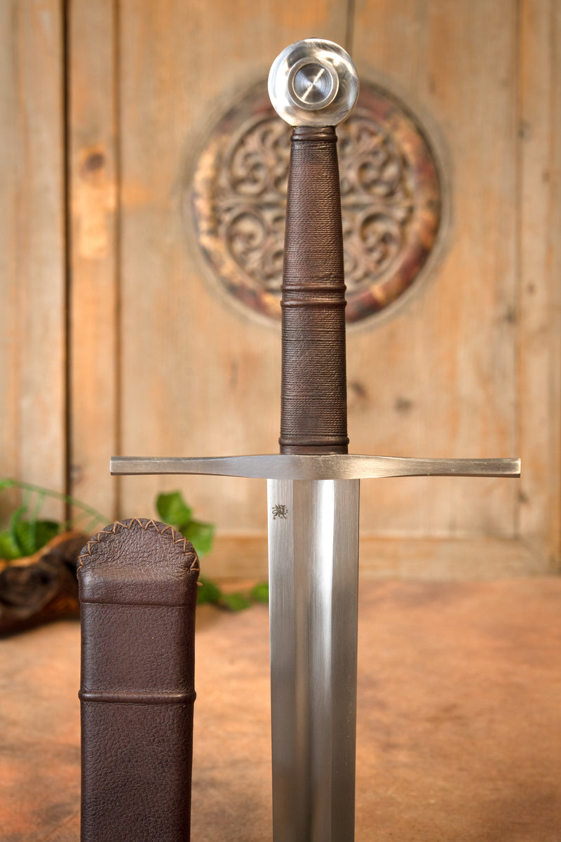 13th century longsword, tempered, blunt (battle-ready)