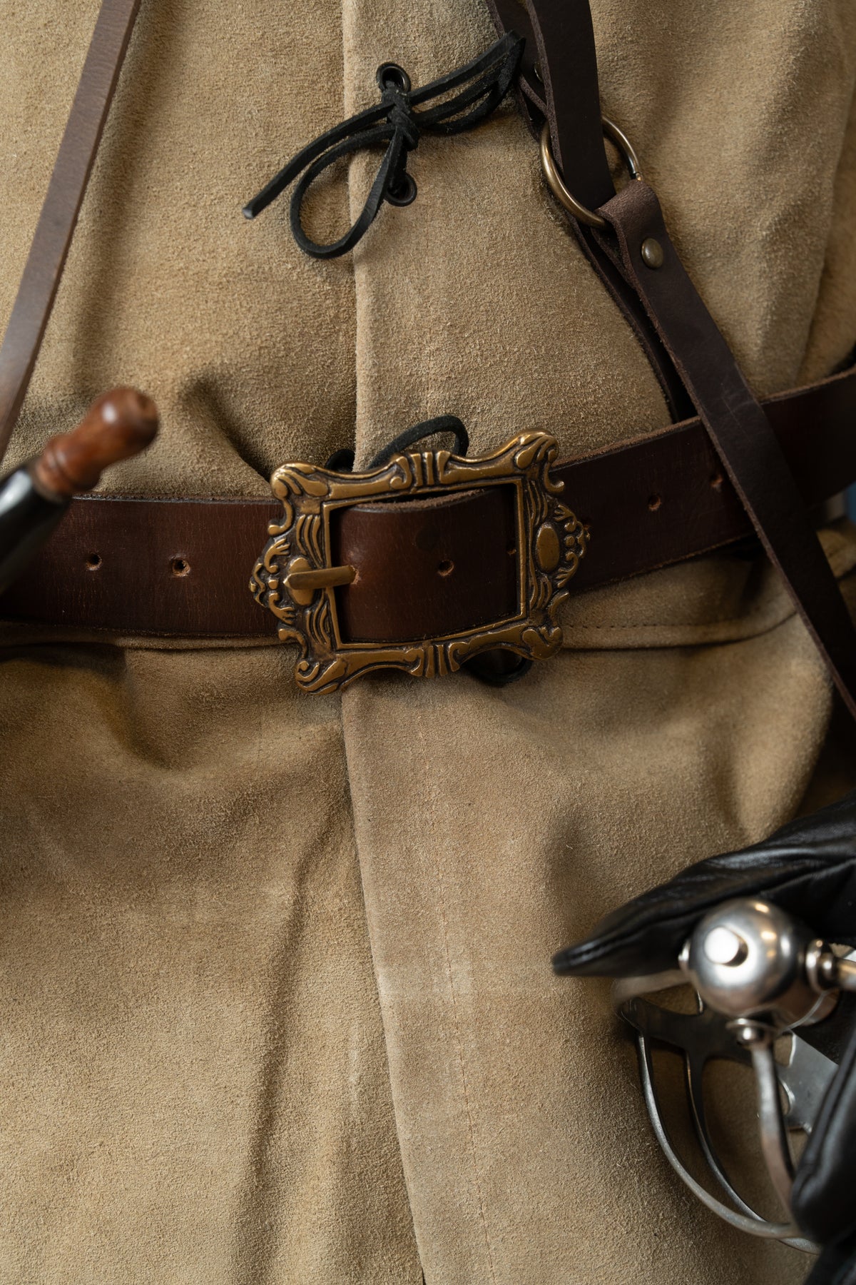 Pirate belt Nassau, brown, 148 cm