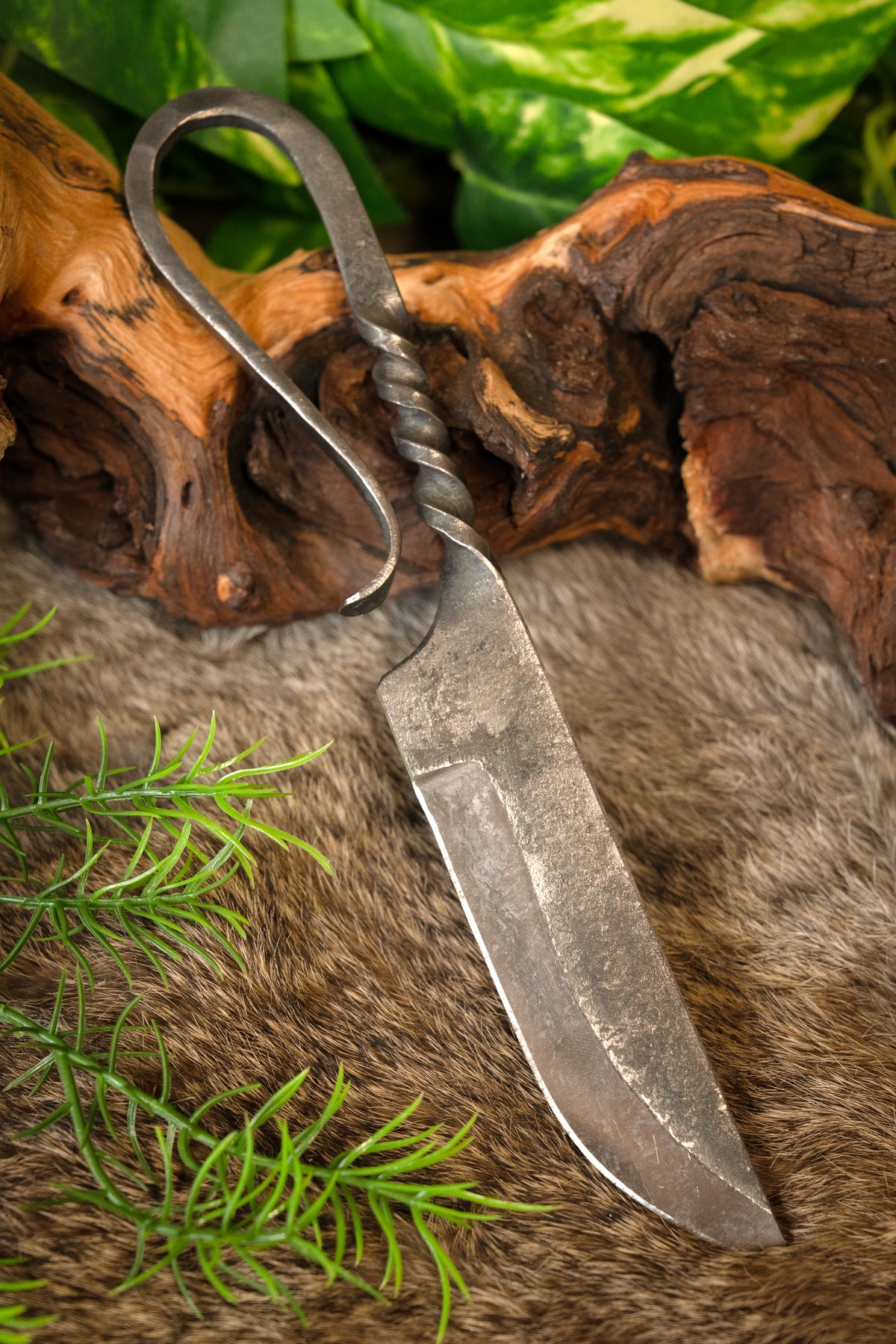 Medeltida kniv Limm, halvvass