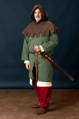 Normandy tunic, william, Linen - Green