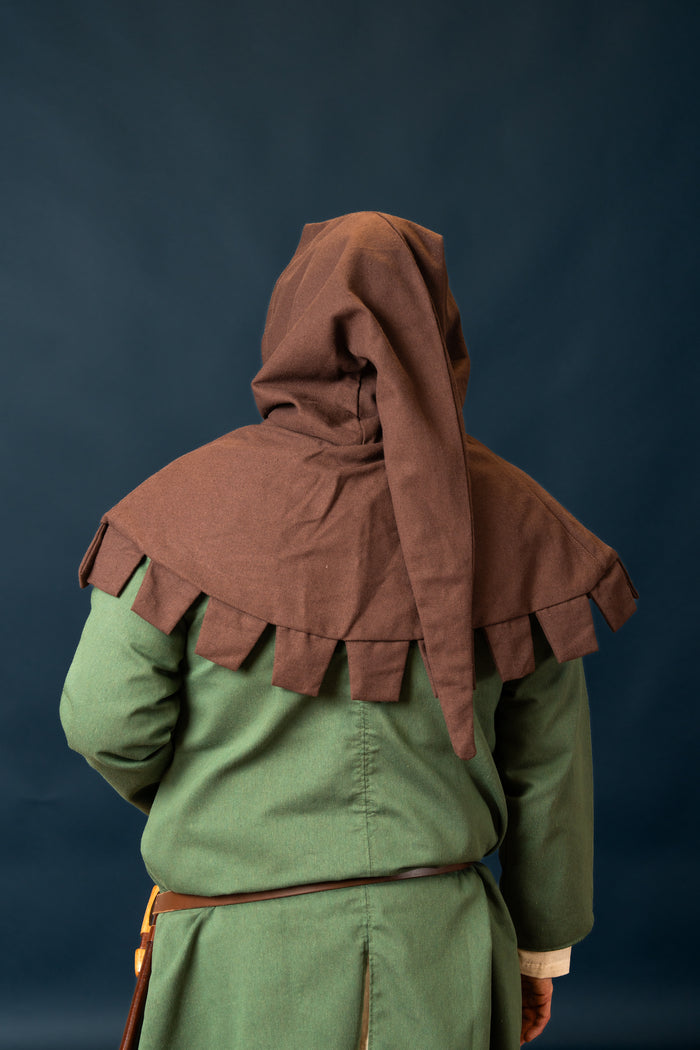 Capucha medieval Thilo, marrón