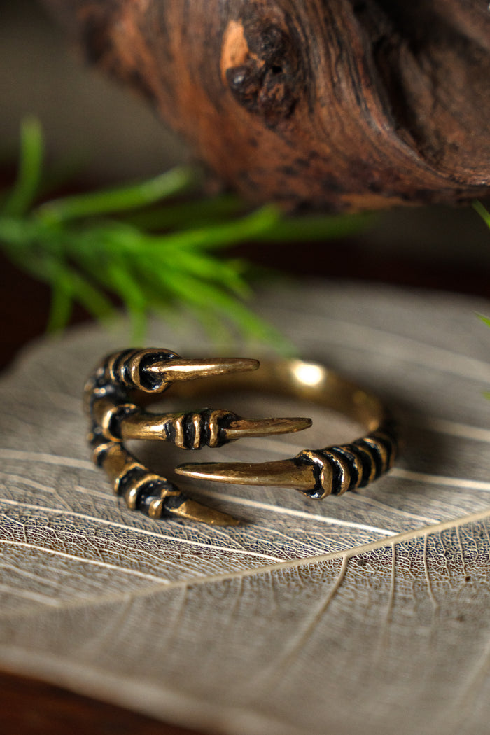 Viking ring ravenclaw, bronze