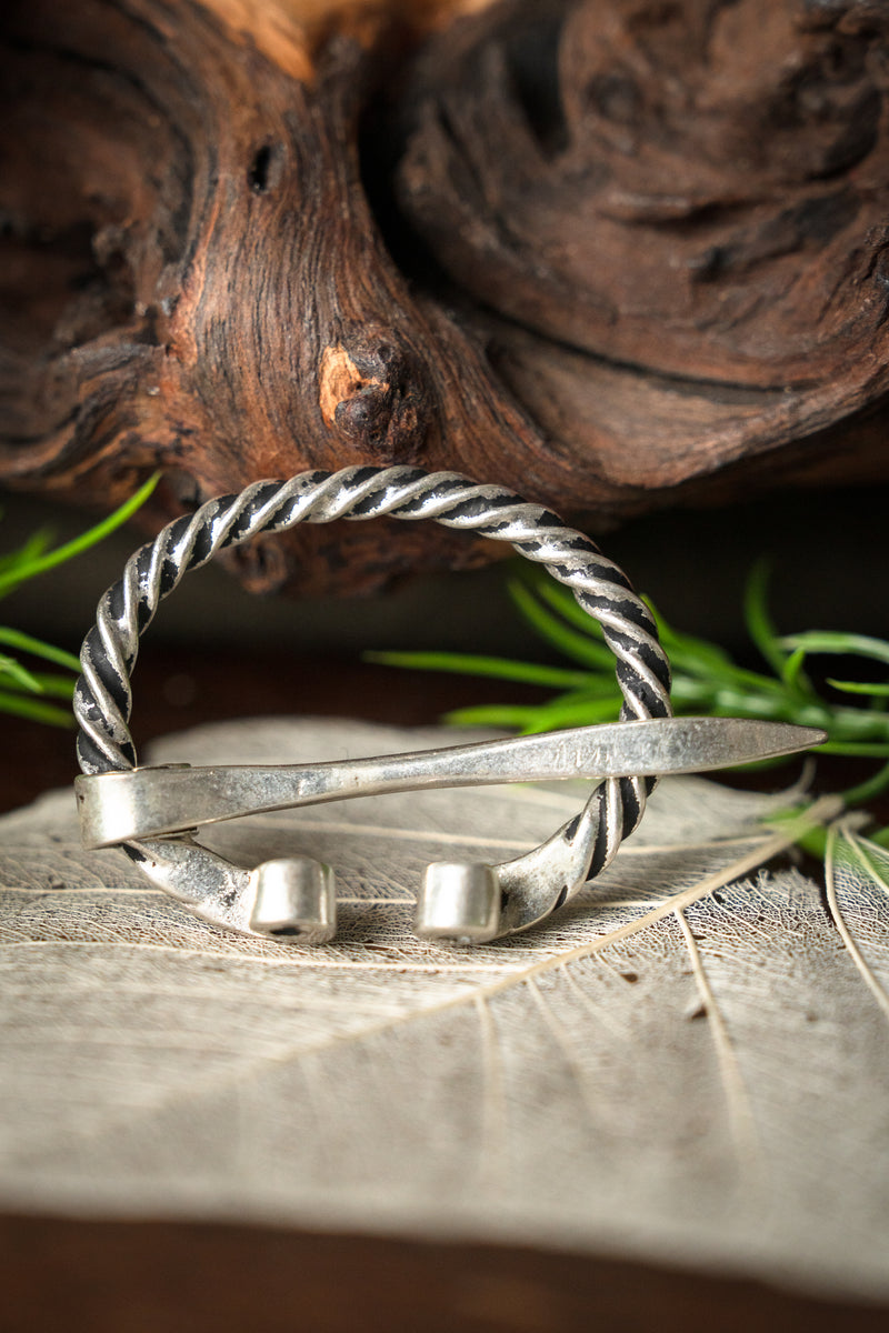 Rusvik brooch, silvered bronze