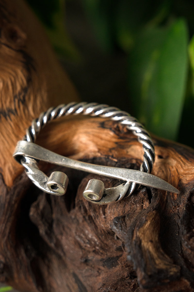 Rusvik brooch, silvered bronze