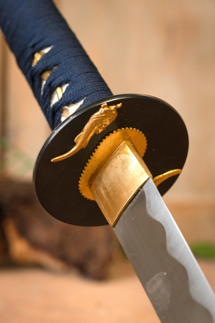 Ninja-iaito, butt (battle-ready)