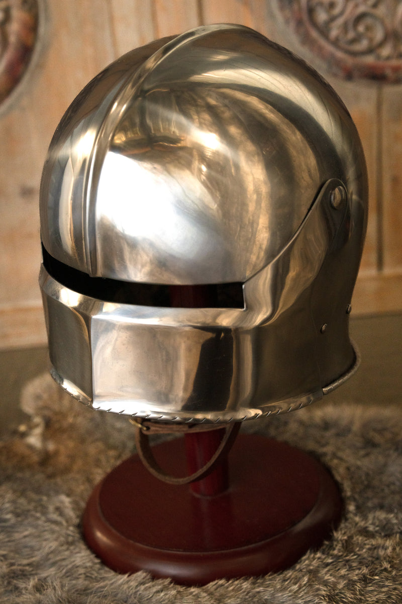 Schweizisk sallet (1490–1500), 2 mm (battle-ready)