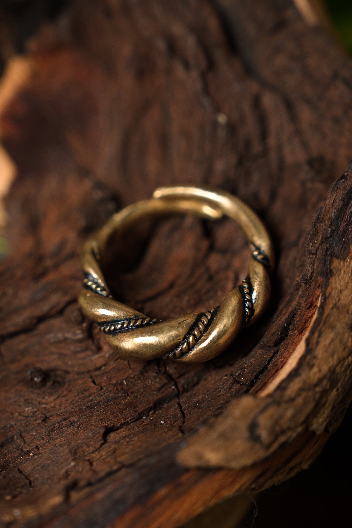 Viking ring Birka, bronze