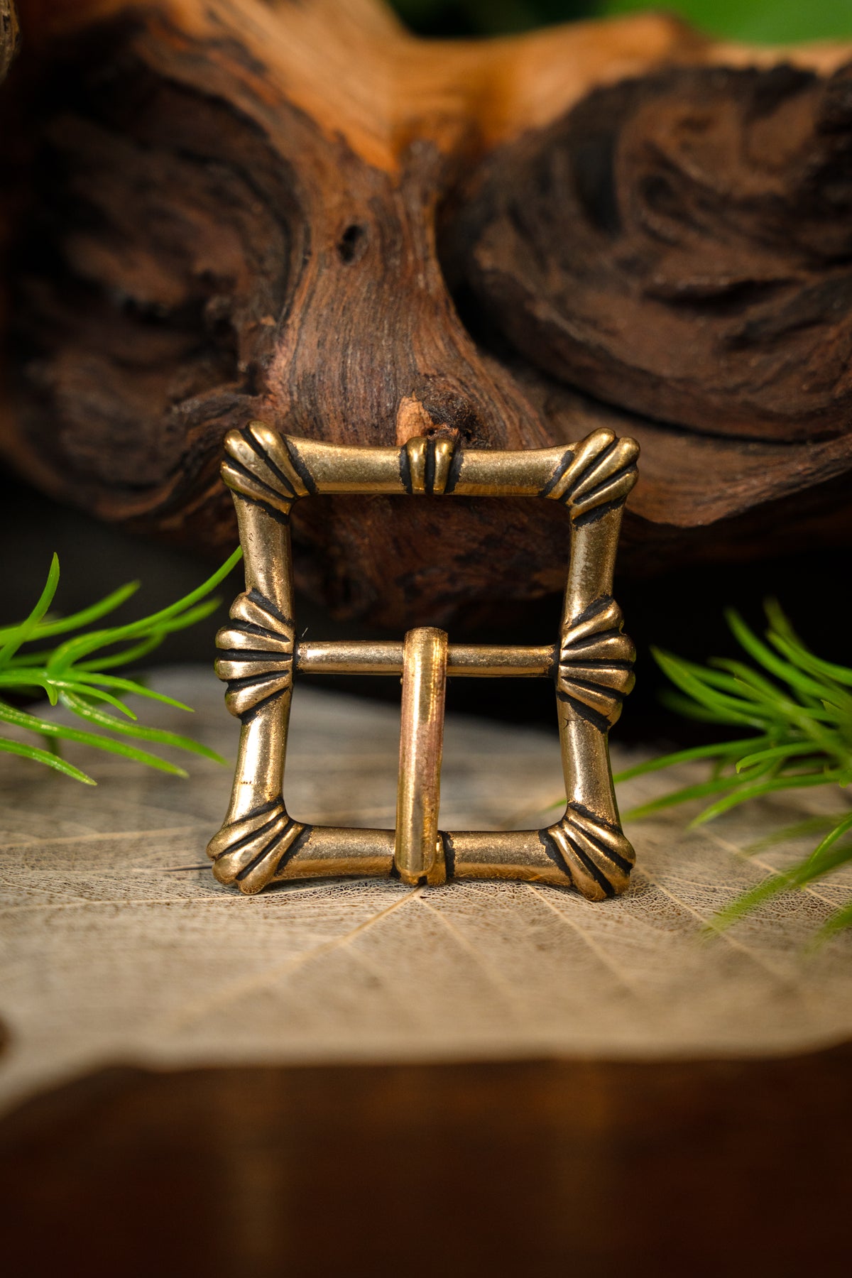 Spænde med muslingemotiv, 1500-tallet, bronze