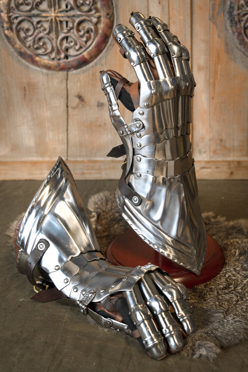 Gotische Panzerhandschuhe, 1450–1500, 1,2 mm