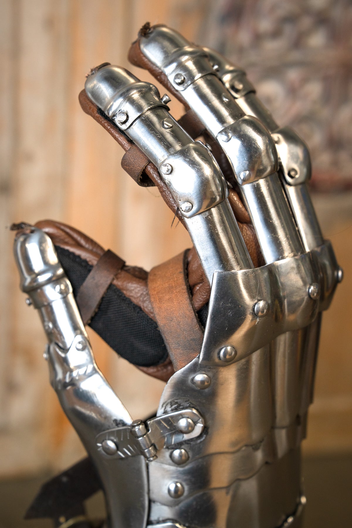 Gotyckie rękawice pancerne, 1450–1500, 1,2 mm