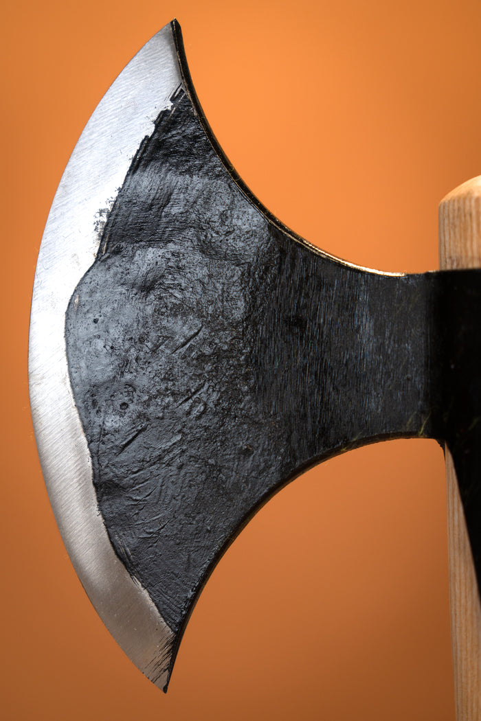 Viking double axe, semi-sharp