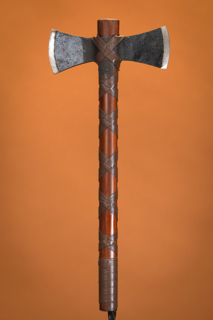 Hache Viking Double Floki, semi-tranchante