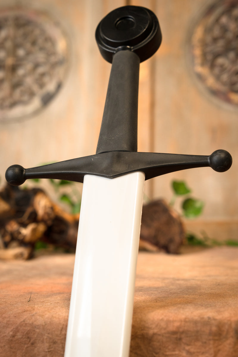 Espada de una mano HEMA, negro/blanco