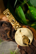 Dekoriertes Riemenende für römische Gürtel