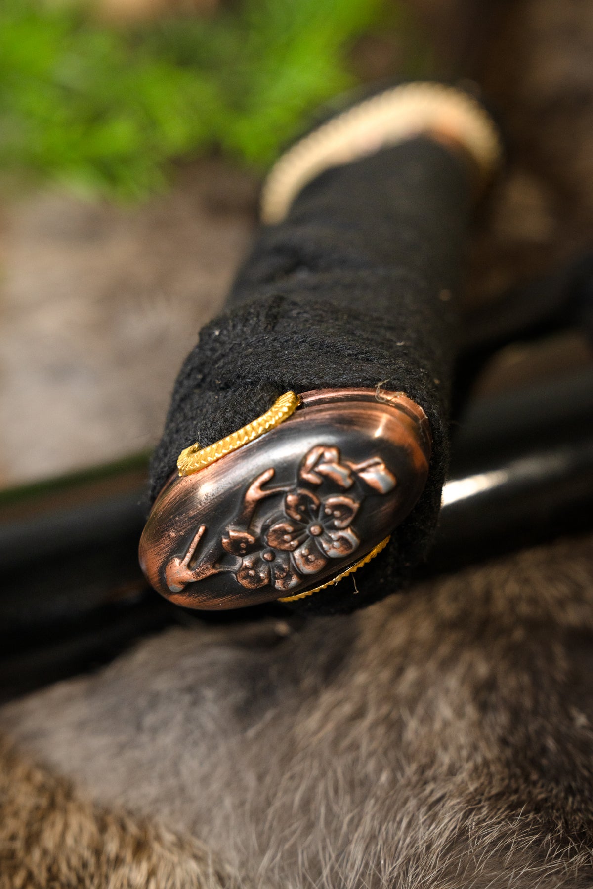 John Lee gouden bloem tanto, scherp