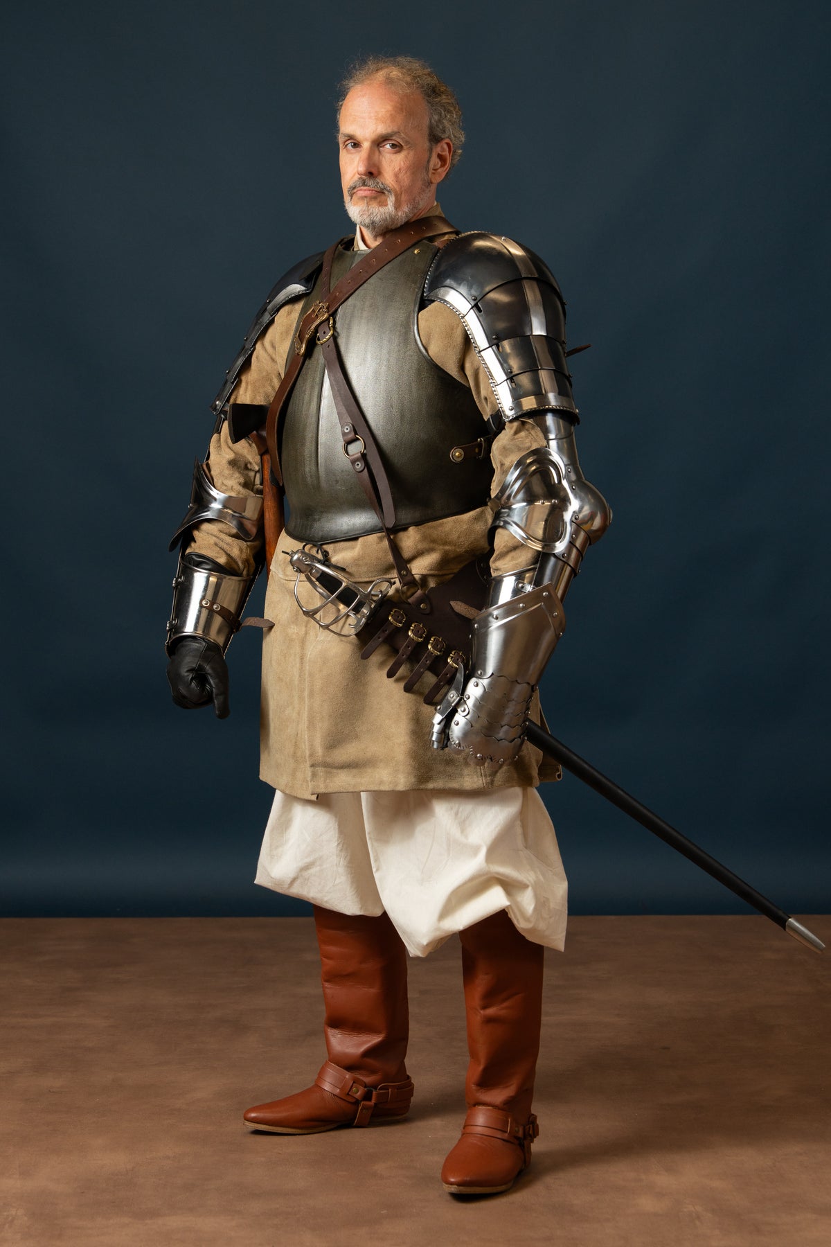 15e eeuwse borstkuras, gepatineerd, 1 mm