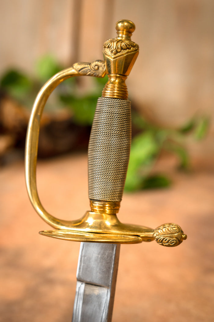 Spadroon d’officier britannique modèle 1796, semi-tranchant