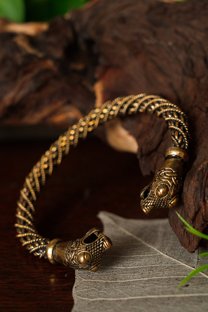 Bracelet viking d’Oseberg taille L, en bronze