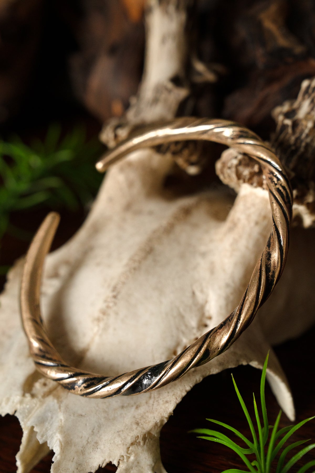 Wikinger Armreif Danelaw, Bronze