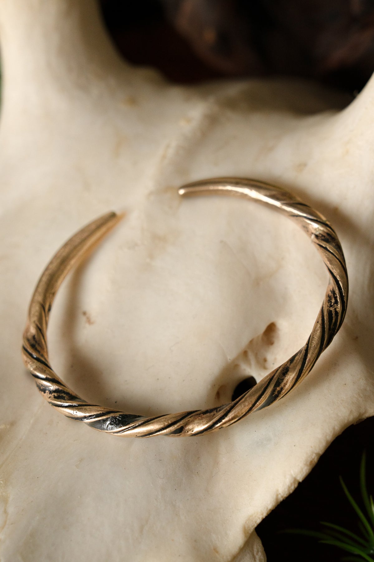 Wikinger Armreif Danelaw, Bronze