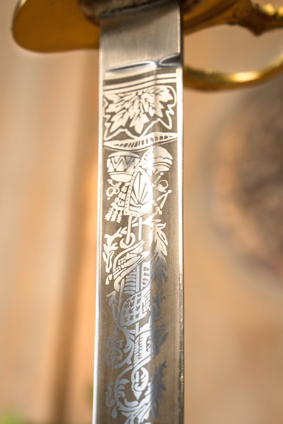 American Civil War 1860 Officer Saber, semi-sharp