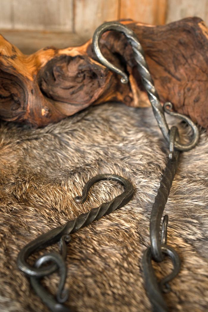 Kettle hook with multiple hooks, 58 cm