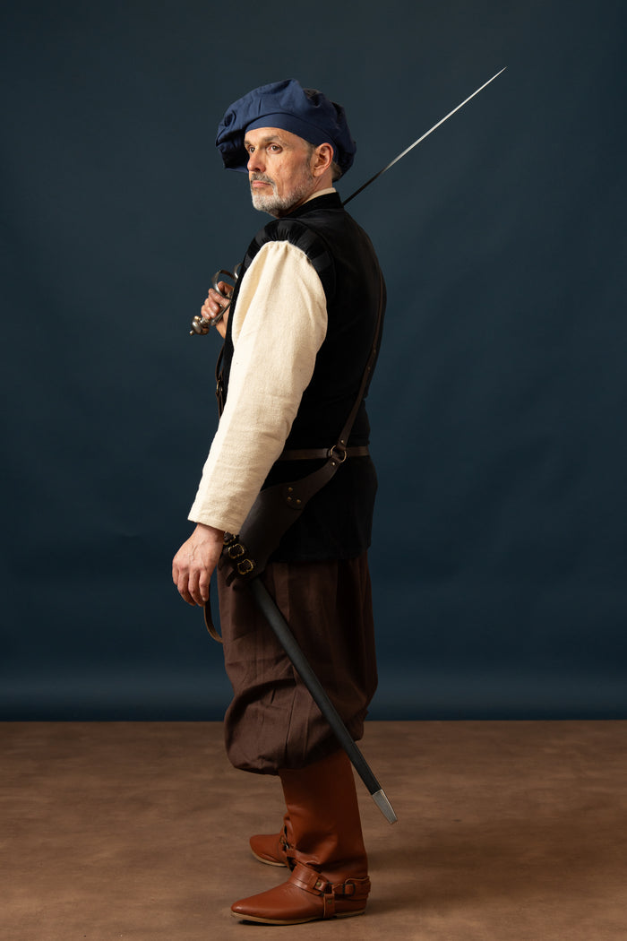 Bavlnený baret, modrá