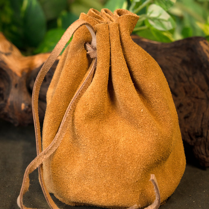 Historical leather pouch