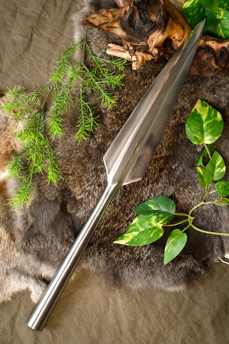 Lance viking avec épaules, semi-tranchante