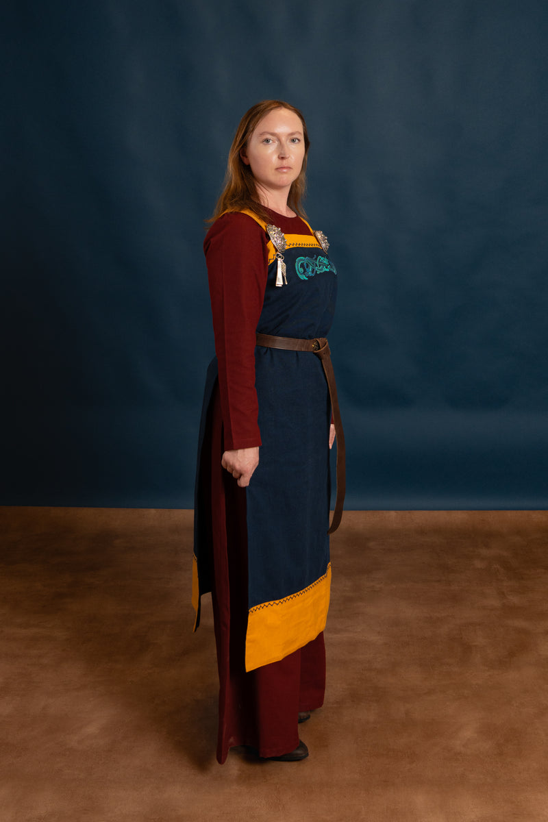 Hängerock mit Wikinger Drachen, blau