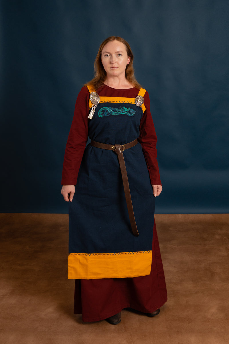 Hängerock mit Wikinger Drachen, blau