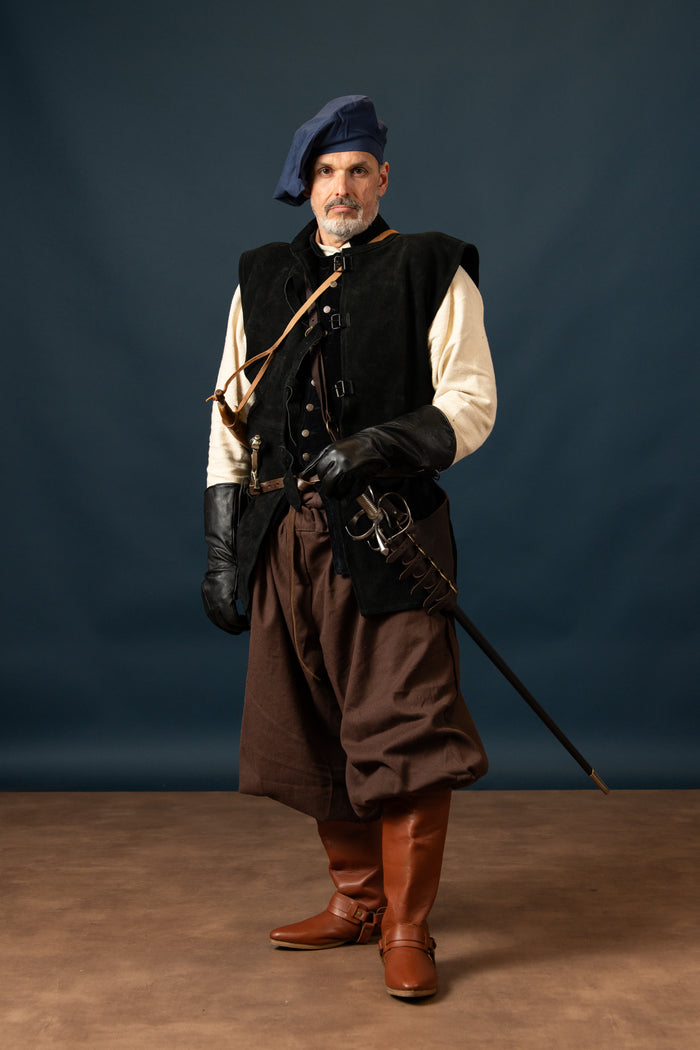 Bavlnený baret, modrá