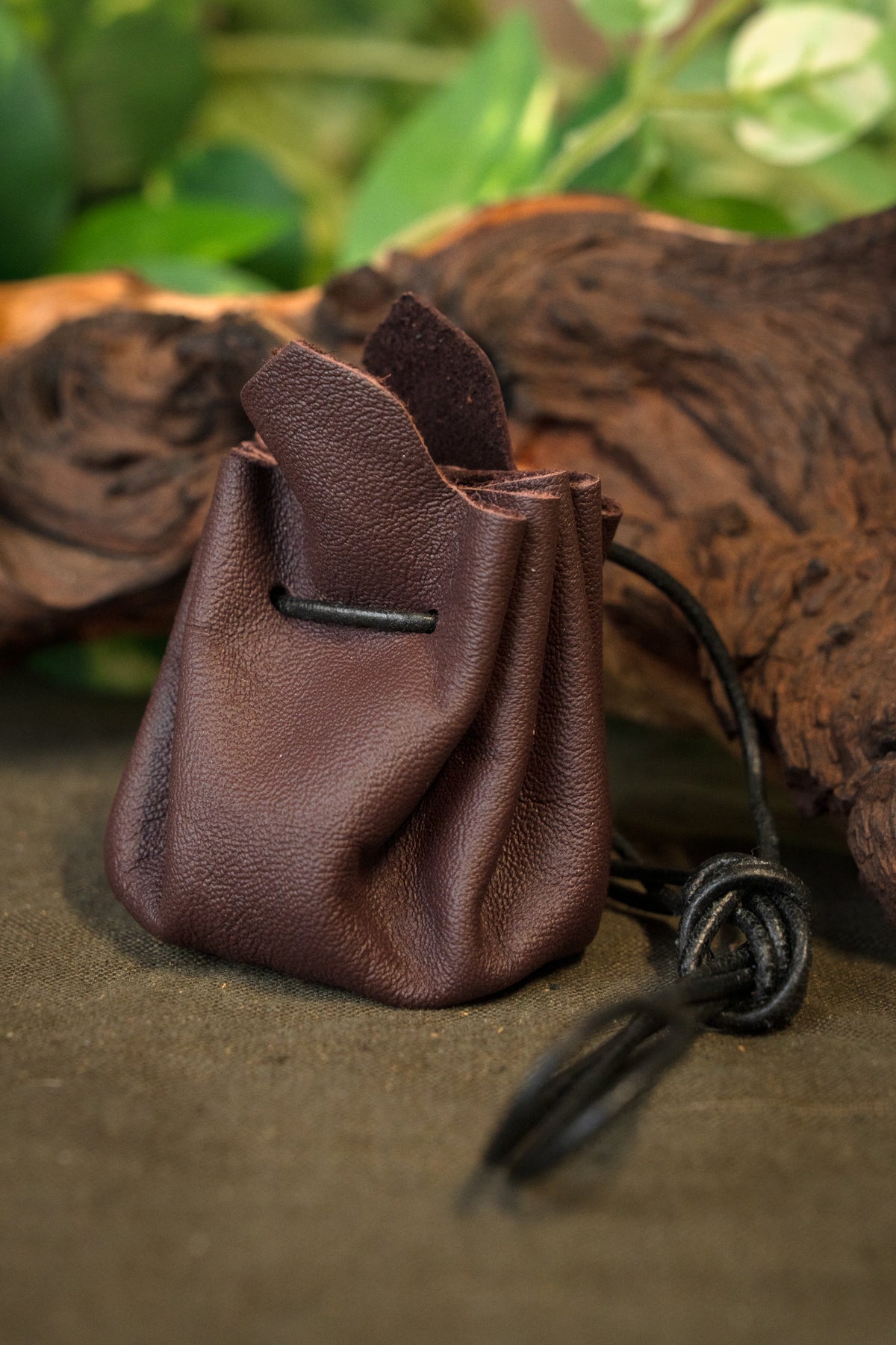 Sakiewka na pieniądze, brązowa